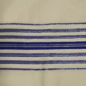 טלית סופר חרמונית כחול כסף